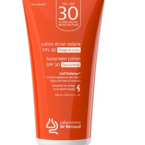 Lotion solaire mineral visage et corps