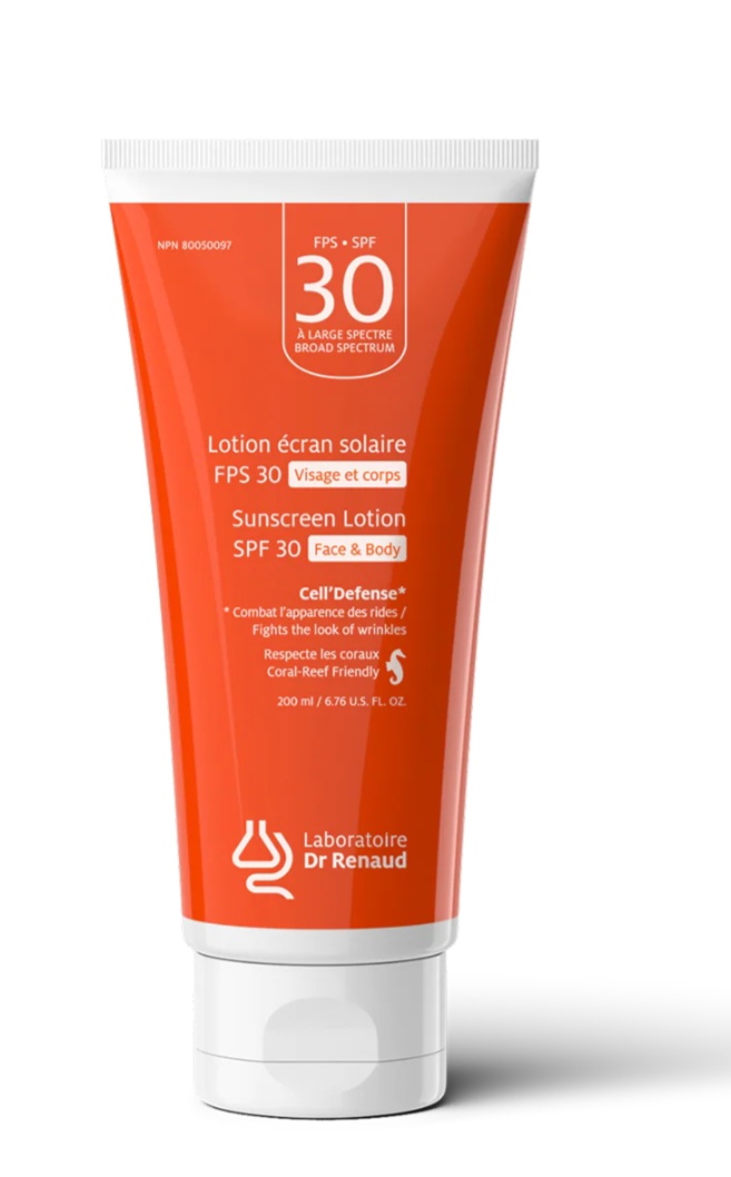 Lotion solaire mineral visage et corps